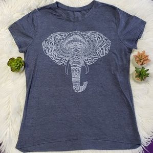 Elephant Bohemian Shirt Juniors Size L XL